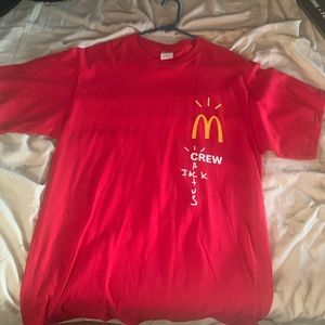 McDonald’s Travis Scott promo shirt